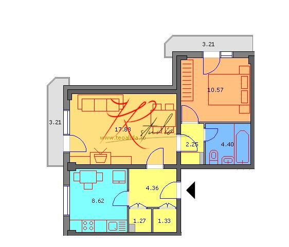 Mosilor, vanzare aparament 2 camere